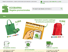 Tablet Screenshot of ecobarna.com